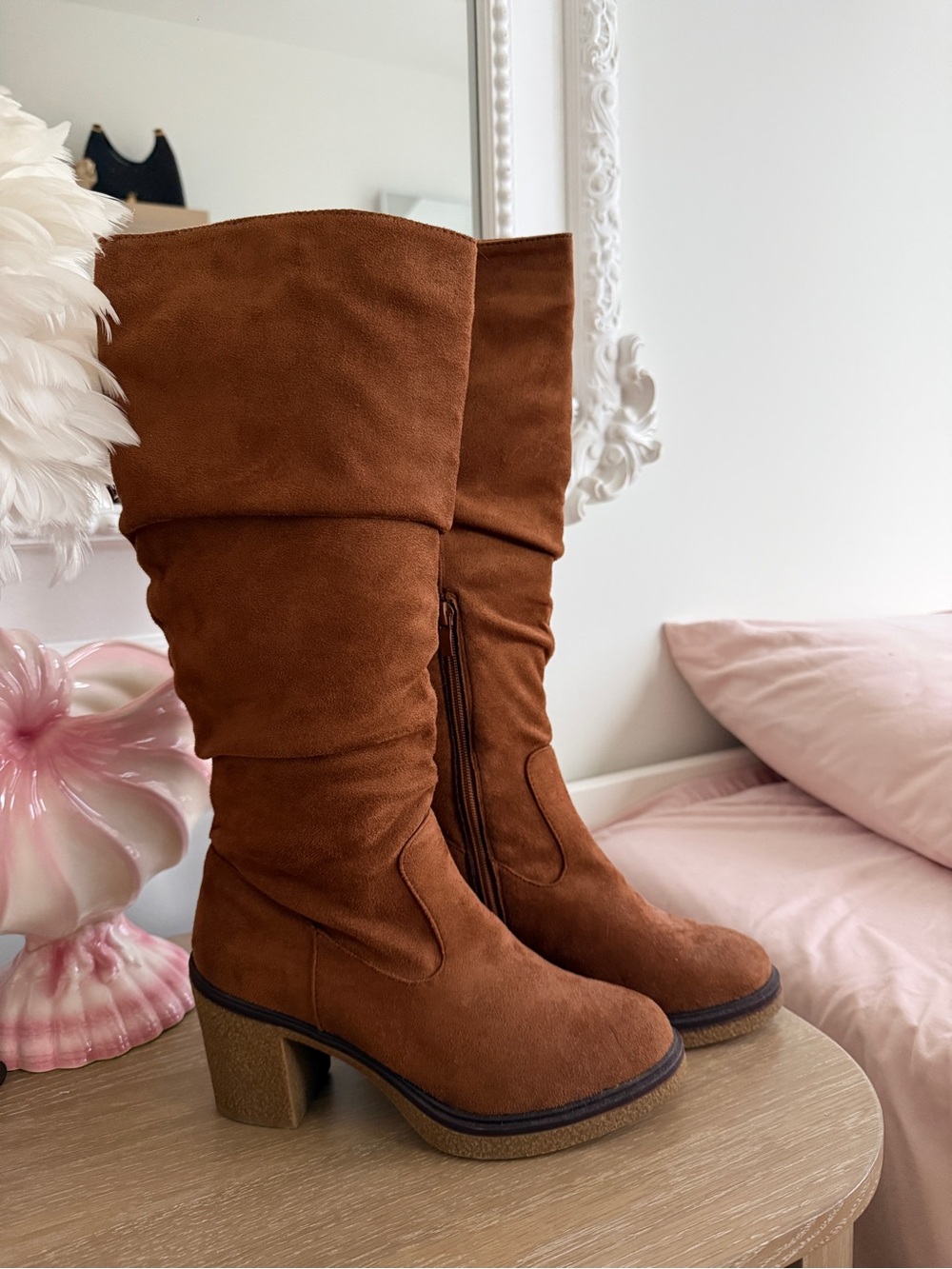 Knee High Slouchy Boots - Le Chateau